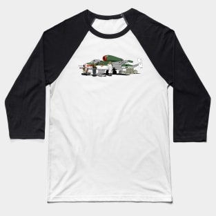 The Dogs of War: Volksjager He162 Baseball T-Shirt